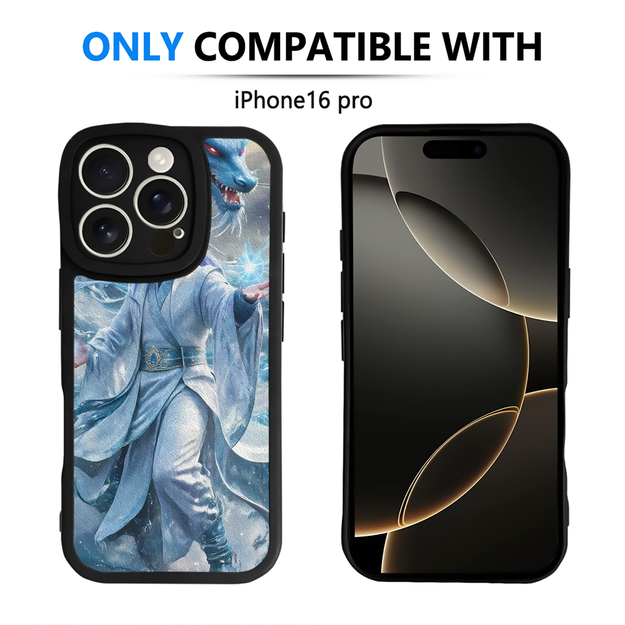 （画像用） Ne Zha 2 ナタ 魔童の大暴れ 【iPhone 16シリーズ対応】シリコンスマホケース（レザー調） 材質：シリコン